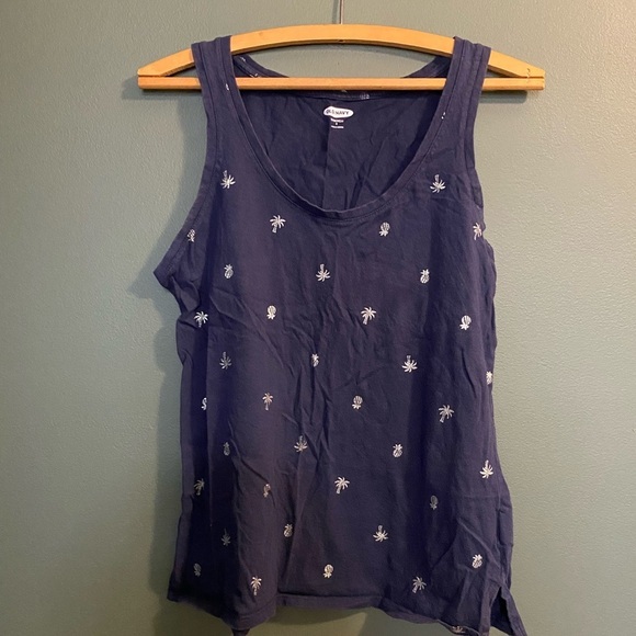 Old Navy Women's Small Navy Tank Top - Picture 1 of 6